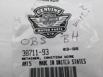 Lot of 8 Harley-Davidson Genuine NOS Ignition Wire Retainers 38711-93