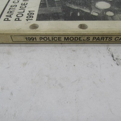 Harley Davidson Genuine 1991 Police Models Parts Catalog Official 9954