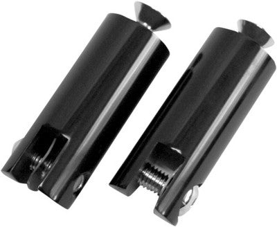 Accutronix Billet Footpeg Mounts 2 1/2" Black FPMT200-B