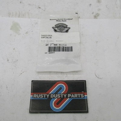 ONE [QTY 1] Harley-Davidson Genuine NOS Chrome Valve Cap 54323-85A
