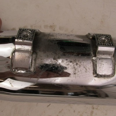 Pair of Harley Davidson Genuine Chrome Mufflers Exhaust Pipes 65539-95