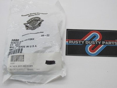 Lot of 4 Harley Davidson Genuine NOS Torx Button Head Screw 3880