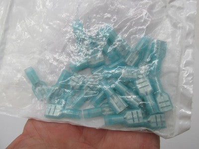 Lot of 25 Namz NOS .25" Male Quick Disconnect 14-16 Guage Wire 2120-05