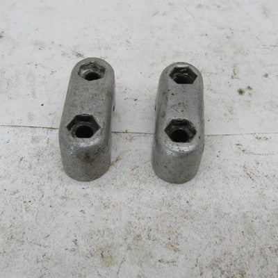 Pair of Vintage Triumph BSA Front Fork Leg Axle End Caps