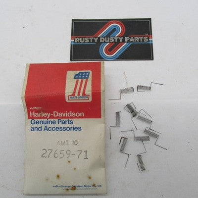 Lot of 10 AMF Harley Davidson Genuine Carburetor Float Spring/Pin 2765