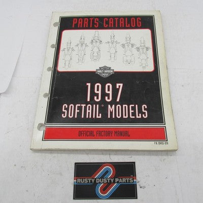 Harley-Davidson OEM 1997 Softail Models Parts Catalog Official Factory