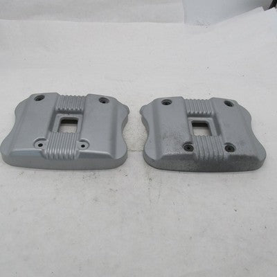 Pair of Harley OEM 04-22 Sportster XL Silver Outer Rocker Box Covers 1