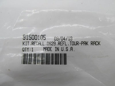 Harley-Davidson OEM NOS 16-21 Tour Pak Reflector 0629 Recall Kit 91500