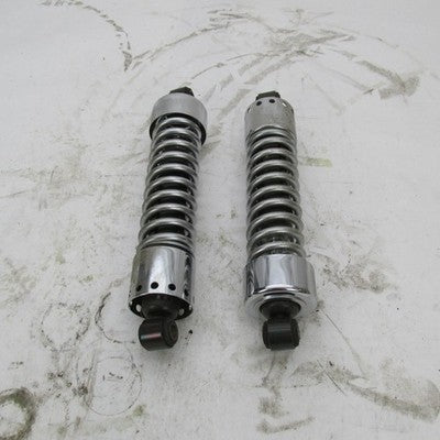Pair of Harley Davidson OEM 01-17 Dyna FXD 12" Rear Shocks Chrome 5461