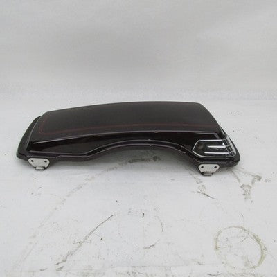 Harley OEM 05-13 Touring FLHT Left Saddlebag Lid Black Cherry Stripe 9