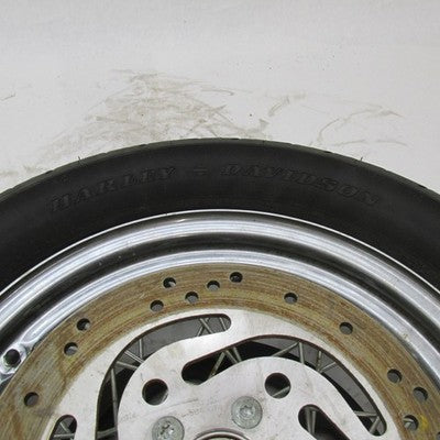 Harley OEM Softail 16x3x3/4" Rear Spoke Wheel w/ Tire, Rotor & 70T Bel