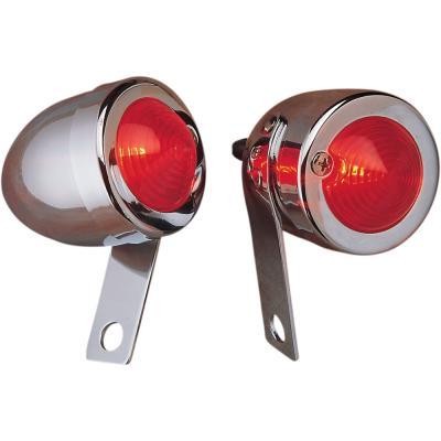 Drag Specialties Bullet Marker Lights with Side Mounts DS-280048