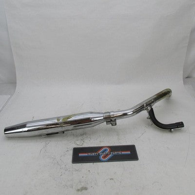 Harley OEM 07-09 Dyna Rear Exhaust Header w/ Muffler Chrome 64941-07 6