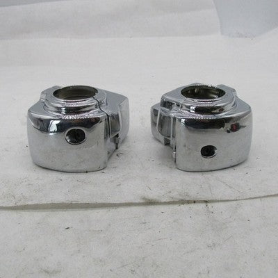 Pair Harley Davidson OEM Left/Right Chrome Handlebar Switch Housing Ki
