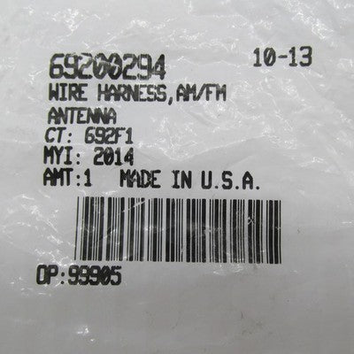 Harley-Davidson OEM NOS 14-23 Touring AM/FM Antenna Wire Harness 69200