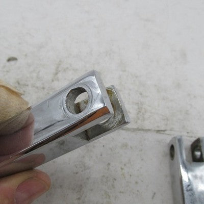 Pair of Harley Davidson OEM Chrome Highway Peg Mounts Sportster Ironhe