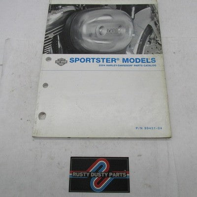 Harley-Davidson Official Factory 2004 Sportster Models Parts Catalog 9
