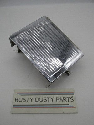Harley-Davidson Chrome Patina Shovelhead Chrome Ribbed Battery Cover