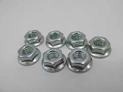 Lot of 7 Harley Davidson Genuine NOS Nut Flange 7576