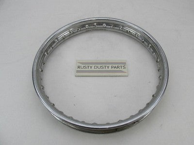 Vintage Radaelli Face M Beverate 36 Spoke Chrome Motorcycle Rim 17 X 1