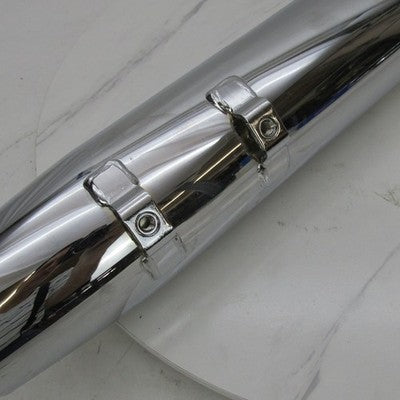 Harley OEM Chrome Right Side Single Slip On Exhaust Muffler Touring 65