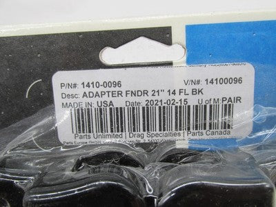 Drag Specialties NOS Harley Touring Fender-to-Fork Adapters 21" Black