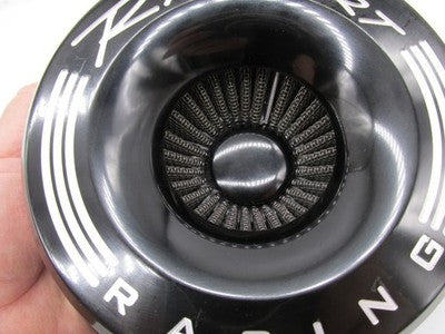 Rinehart NOS Harley M8 2017-Up Moto Series Inverted Air Cleaner, Black
