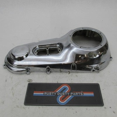 Harley Davidson OEM Chrome Outer Primary Cover FX Shovelhead Road Rash