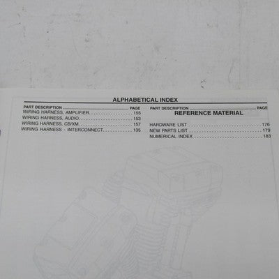 Harley Davidson OEM Ultra Classic Parts Catalog Manual 2009 FLHTCUSE4