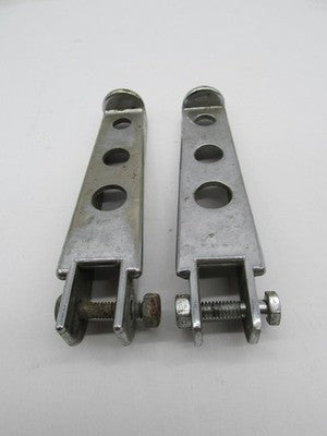 Harley Vintage Passenger 3 Hole Drilled Chopper Bobber Footpegs Shovel