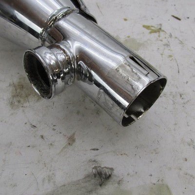 Pair of Harley Chrome Exhaust Muffler Pipes 00-06 Softail Night Train