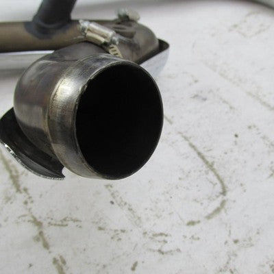 Harley OEM 18-Up M8 Fat Boy Breakout Exhaust Headers w/ Chrome Shields
