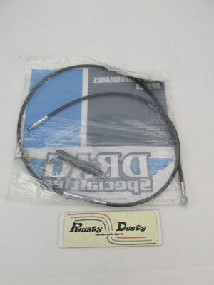 Drag Specialties Harley Davidson Clutch Cable 76 3/4" Vinyl Black 0652