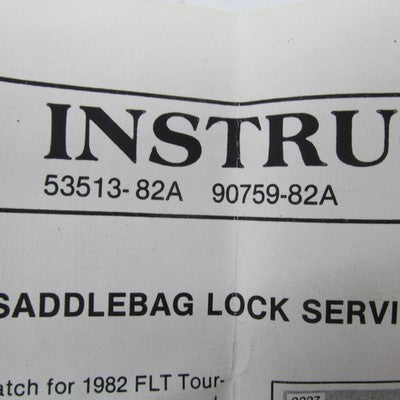 AMF Harley Davidson OEM NOS Tour pack Latch Lock Service Kit 53513-82A