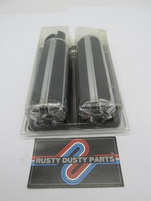 Arlen Ness Harley 10 Guage Chrome Handlebar Comfort Grips 0630-1691 07