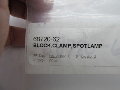 Lot of 2 Harley Davidson NOS OEM Spot Lamp Block Clamp 68720-62
