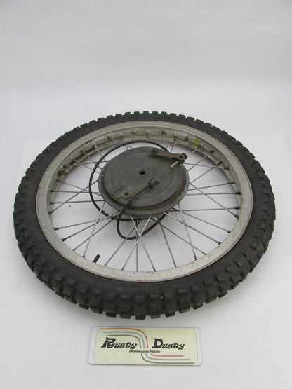Rickman Enduro Akron 21X2.75 Front Wheel with Tire and Drum Brake