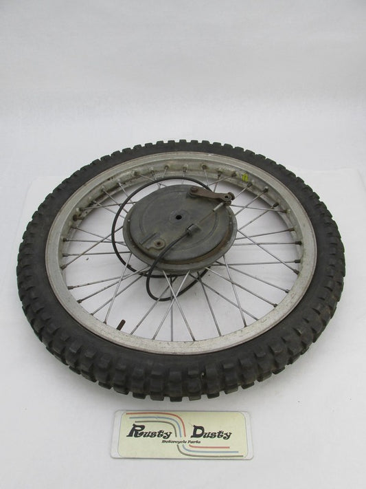 Rickman Enduro Akron 21X2.75 Front Wheel with Tire and Drum Brake