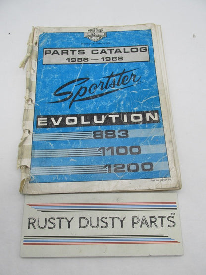 Harley Davidson Factory 1986-1988 Sportster Evolution Parts Catalog 99