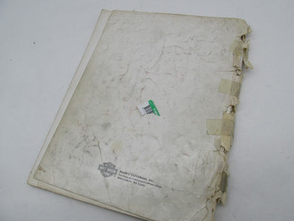 Harley Davidson Factory 1986-1988 Sportster Evolution Parts Catalog 99