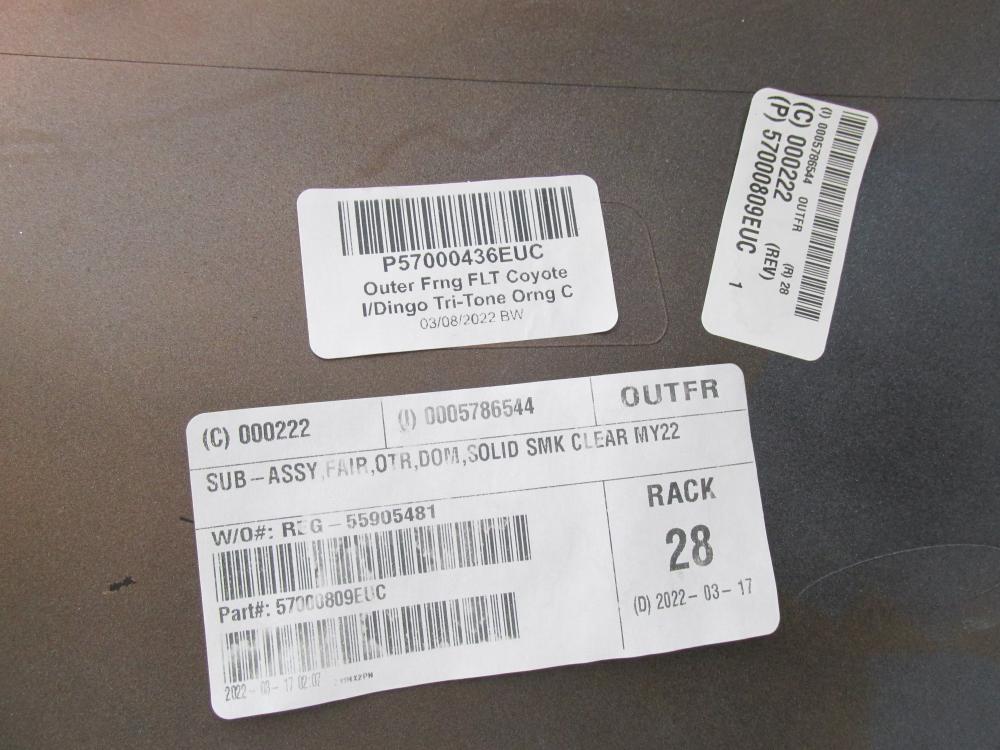 Harley-Davidson FLTRXSE CVO Tri-Tone Orange Coyote Dingo Fairing 57000