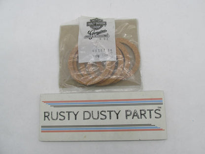 Lot of 5 Harley Davidson Genuine NOS Inspection Cover Gaskets 60567-36