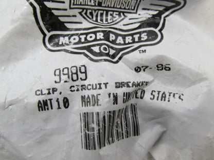 Lot of 10 Harley Davidson Genuine NOS Circuit Breaker Clips 9989A