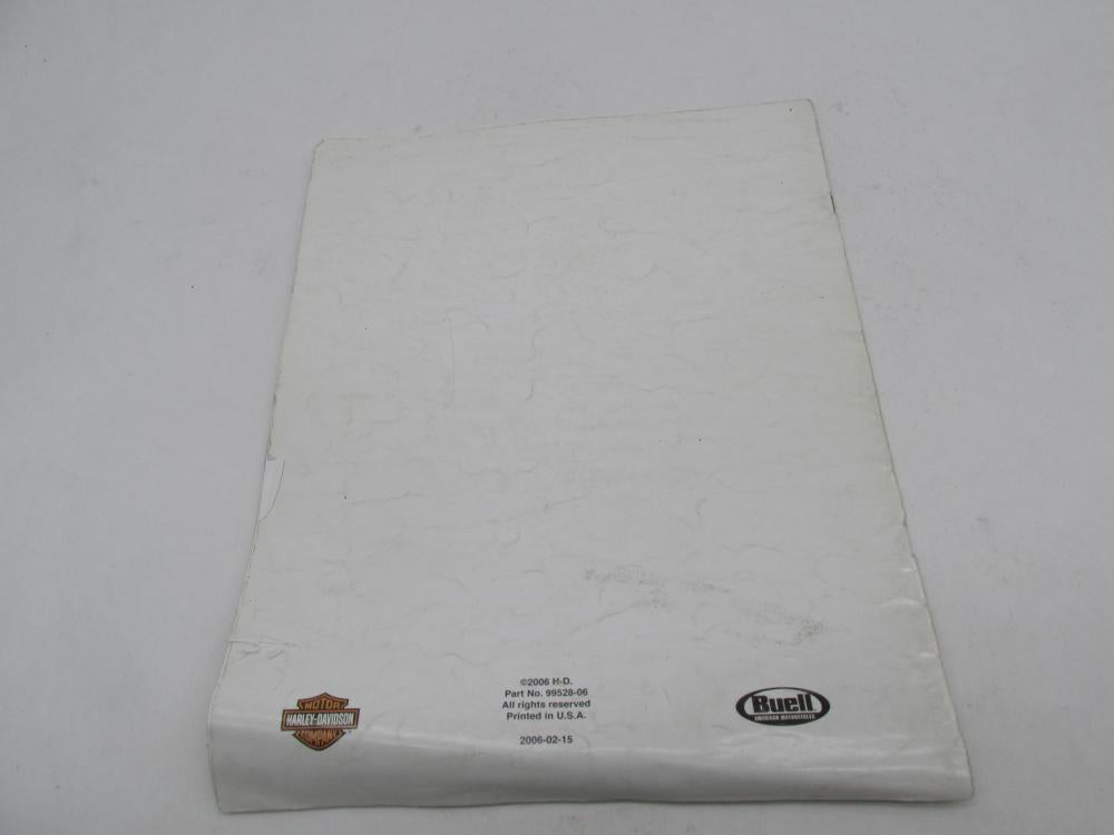 Harley Davidson Buell 2006 Technical Literature List HandBook