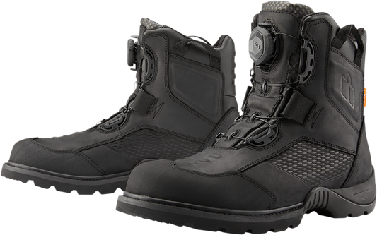 Icon Stormhawk Boots Black 8 3403-1150
