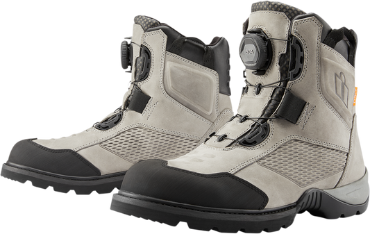 Icon Stormhawk Boots Gray 9.5 3403-1177