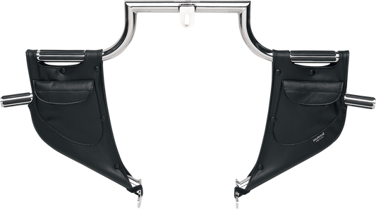 Drag Specialties Lowers for Lindby Twinbars and Highway Bars Plain 3550-0036