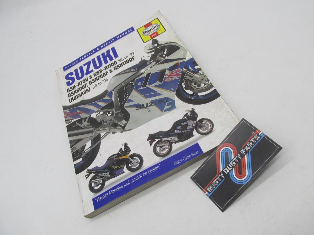 Haynes Suzuki 85 to 1996 GSXR750 GSXR1100 Katanas Service and Repair M