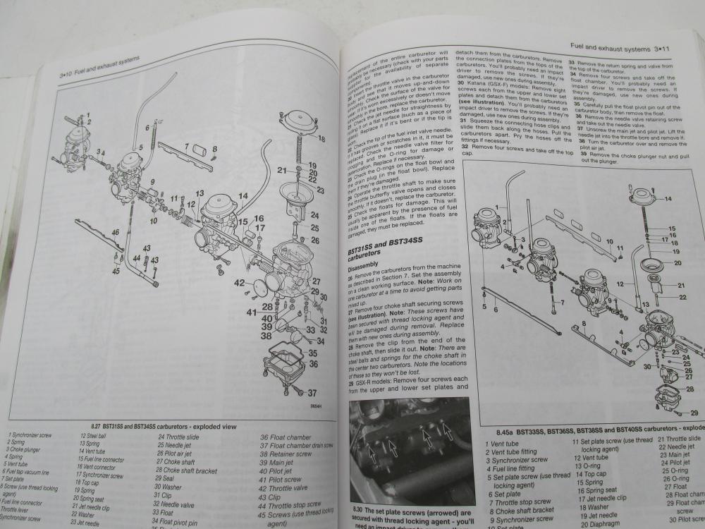 Haynes Suzuki 85 to 1996 GSXR750 GSXR1100 Katanas Service and Repair M