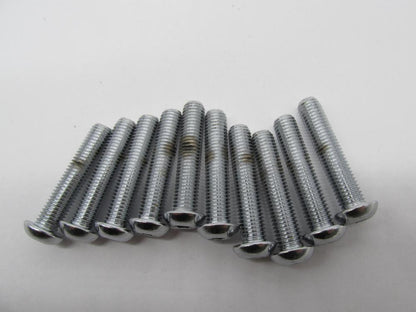 Lot of 10 Harley Genuine NOS 1/4"-28 x 1-1/4" Hex Socket Button Head S
